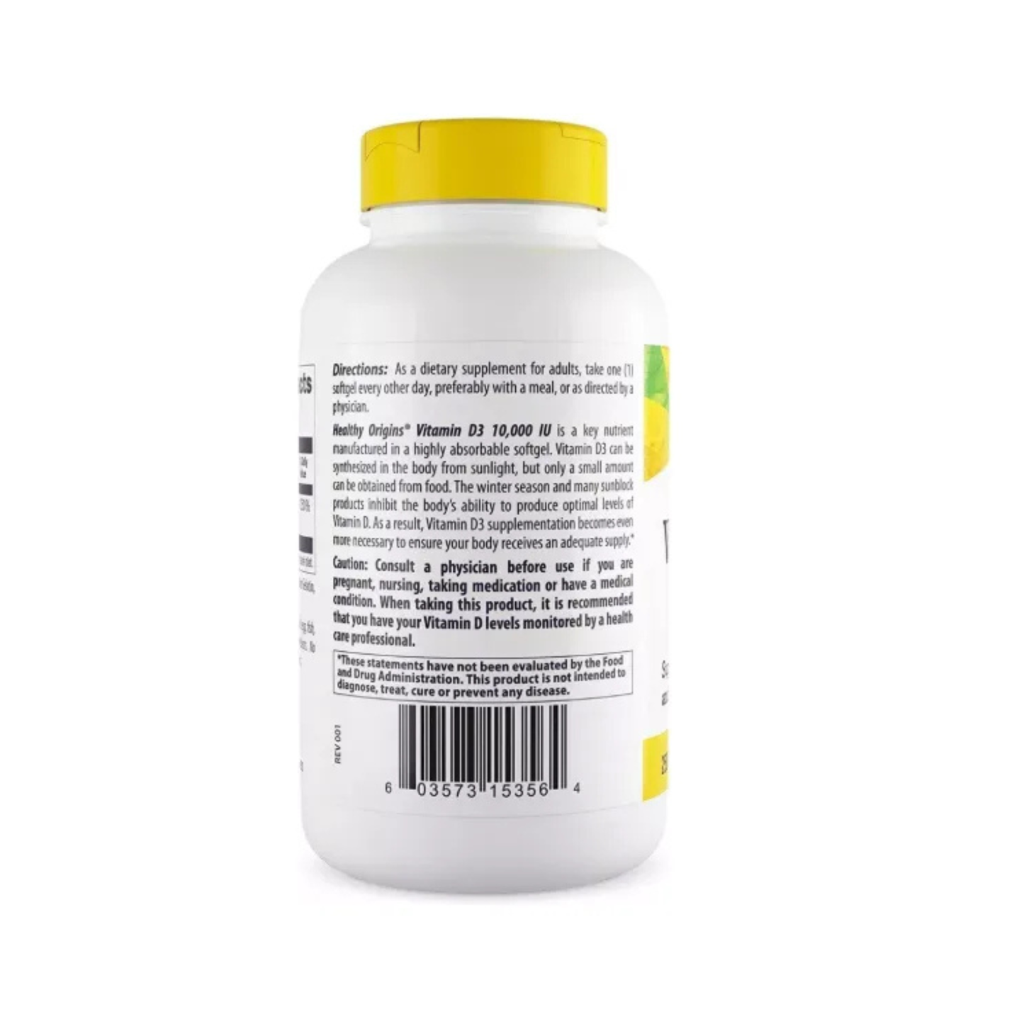 Combo 2 Healthy Origins Vitamina D3 10.000 UI, 360 Softgels + 2 Carlyle Vitamina K2 MK7 100 mcg, 150 Softgels