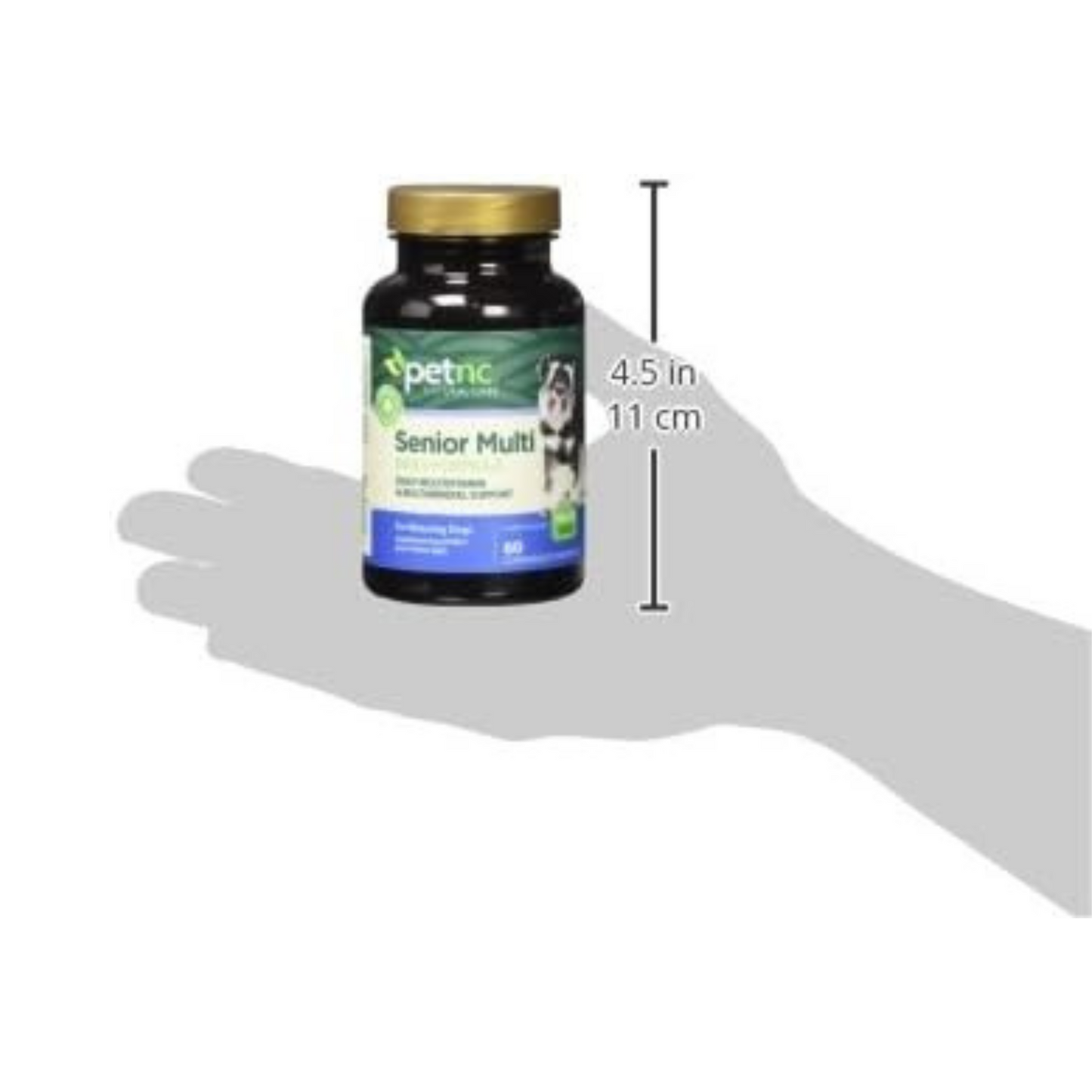 PetNC Multivitamínico Sênior para Cães, 60 Comprimidos Mastigáveis