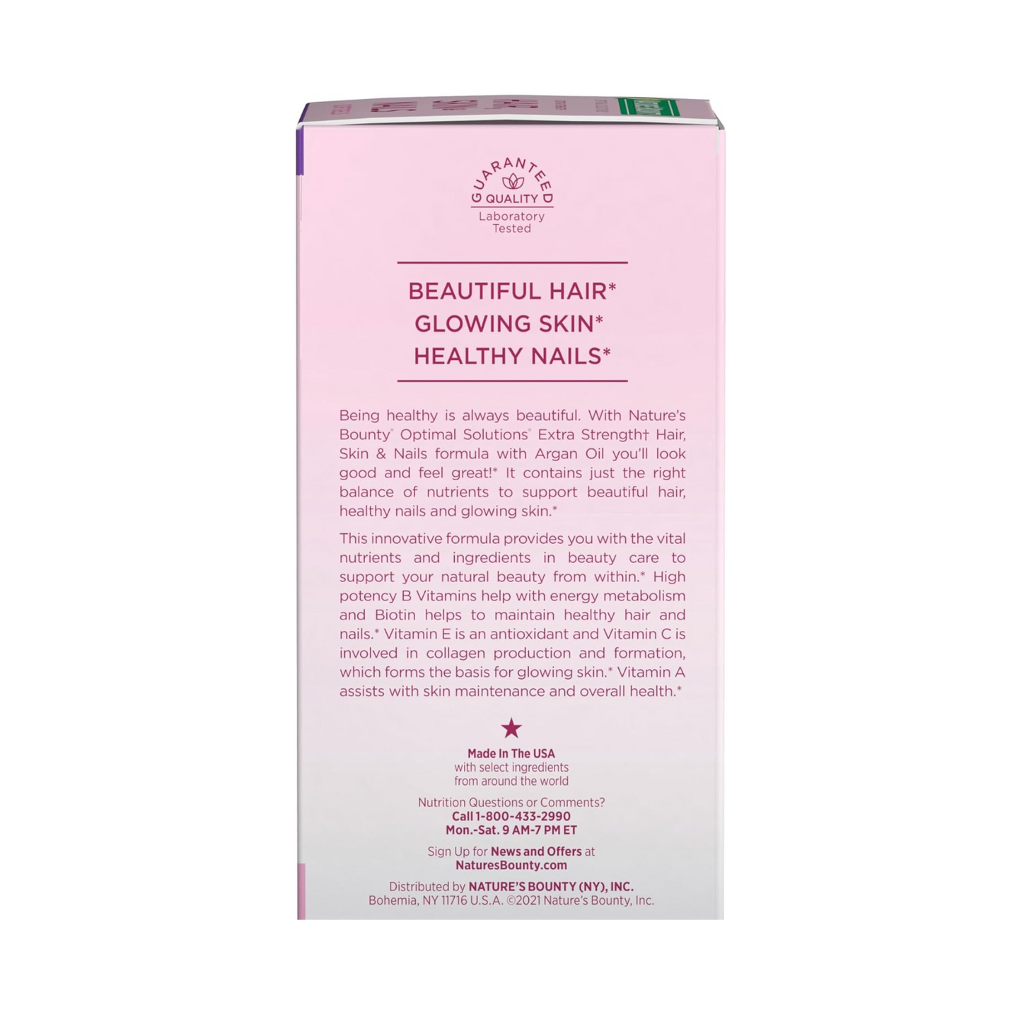 Nature's Bounty Hair, Skin & Nails Avançado, 150 Softgels