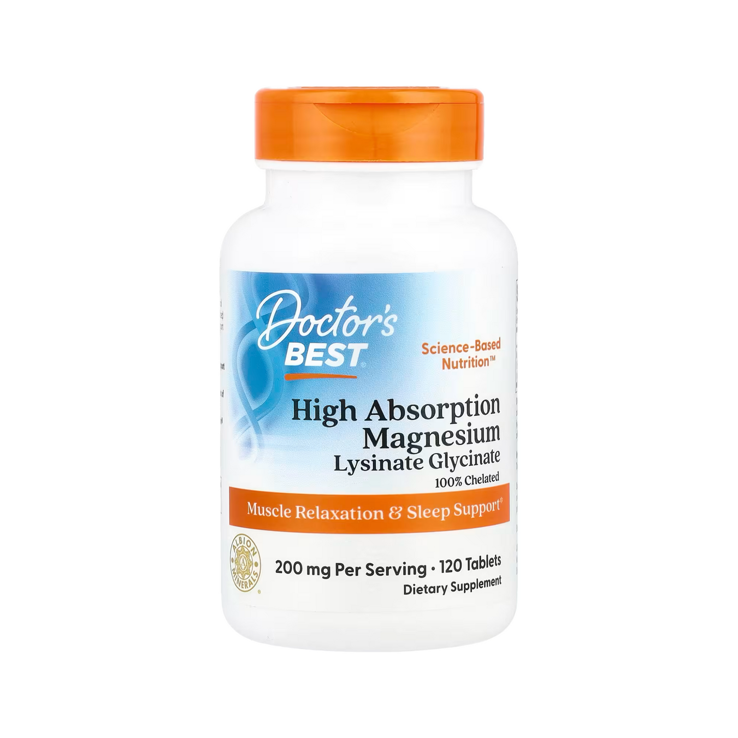 Combo Doctor's Best Magnésio de Alta Absorção 120 Comprimidos + Healthy Origins Vitamina D3 10.000 UI 240 Cápsulas