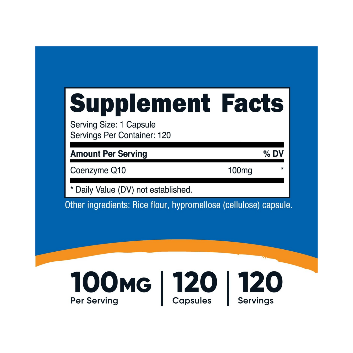 Nutricost CoQ10 200 mg 120 Cápsulas Vegetarianas