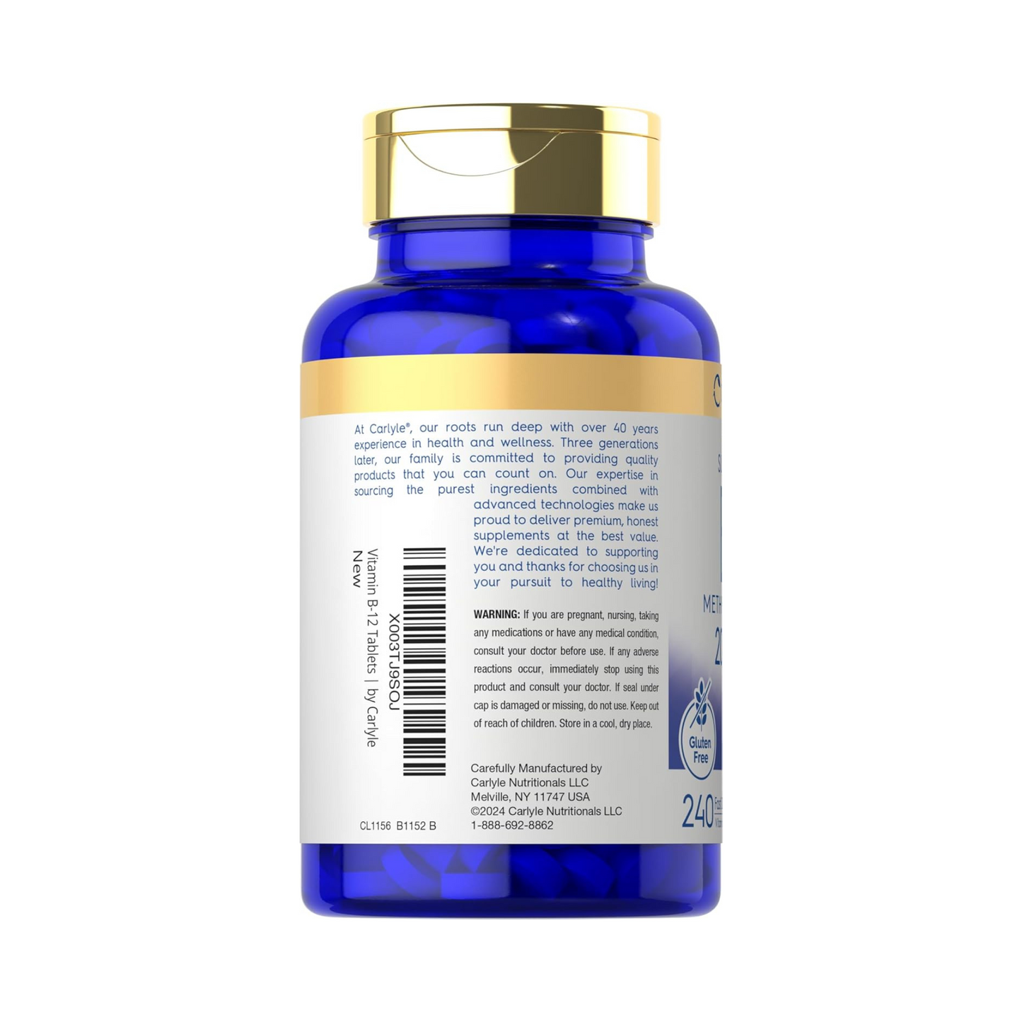 Combo 2x Vitamina B12 2000 mcg 240 Comprimidos + 2x Vitamina K2 MK7 100 mcg, 150 Cápsulas
