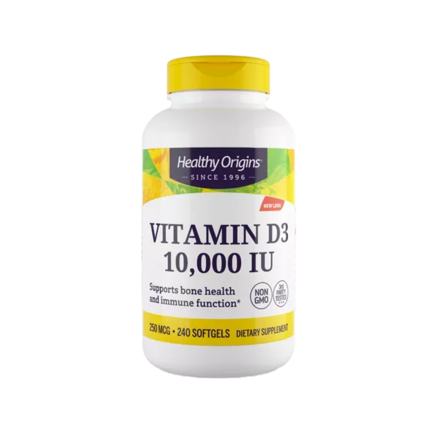 Combo 1 Healthy Origins, D3, 10000IU, 240 Softgels + 1 Now Foods, Omega 3, 1000 mg, DHA 500, EPA 250, 180 Softgels + 1 NOW Foods, Magtein, Magnesium L-Threonate, 90 Veg Capsules