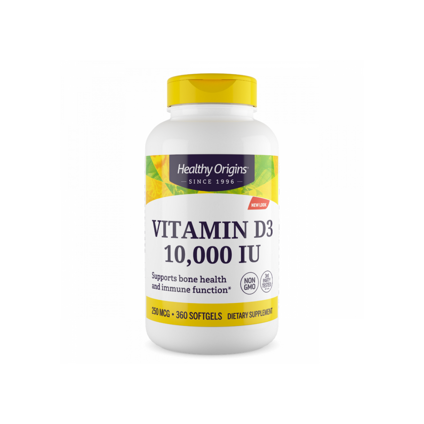 Combo Healthy Origins Vitamina D3 10000 IU, 360 Softgels + Healthy Origins Probiótico 30 Bilhões UFC, 150 Cápsulas