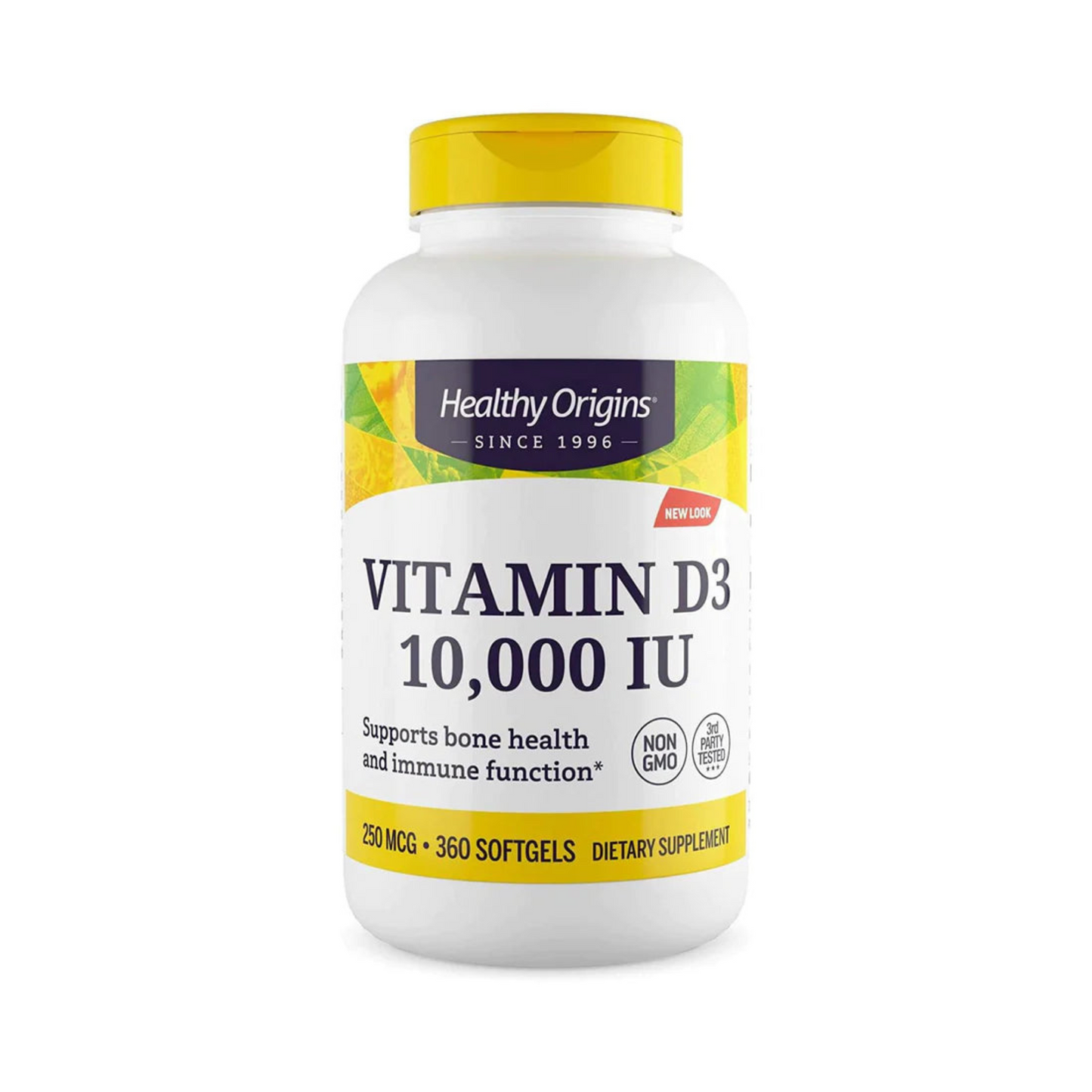 Combo Carlyle Vitamina K2 MK7 100 mcg, 150 Cápsulas + Healthy Origins Vitamina D3 10000 UI, 360 Softgels + Now Foods Metil B12 1000 mcg, 100 Pastilhas