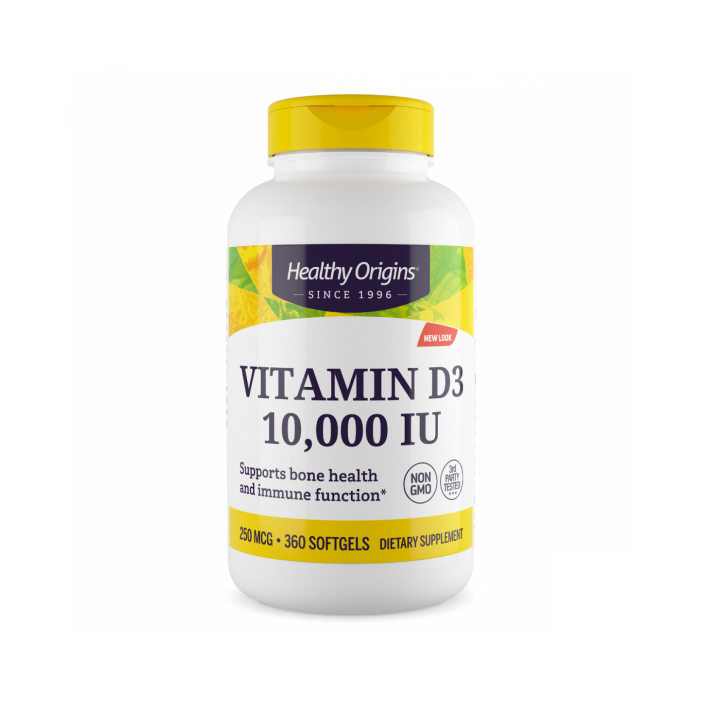 Combo Healthy Origins Vitamina D3 10000 IU, 360 Softgels + Healthy Origins Vitamina K2 MK7 100 mcg, 180 Softgels + NOW Foods Metil B-12 1000 mcg, 100 Pastilhas