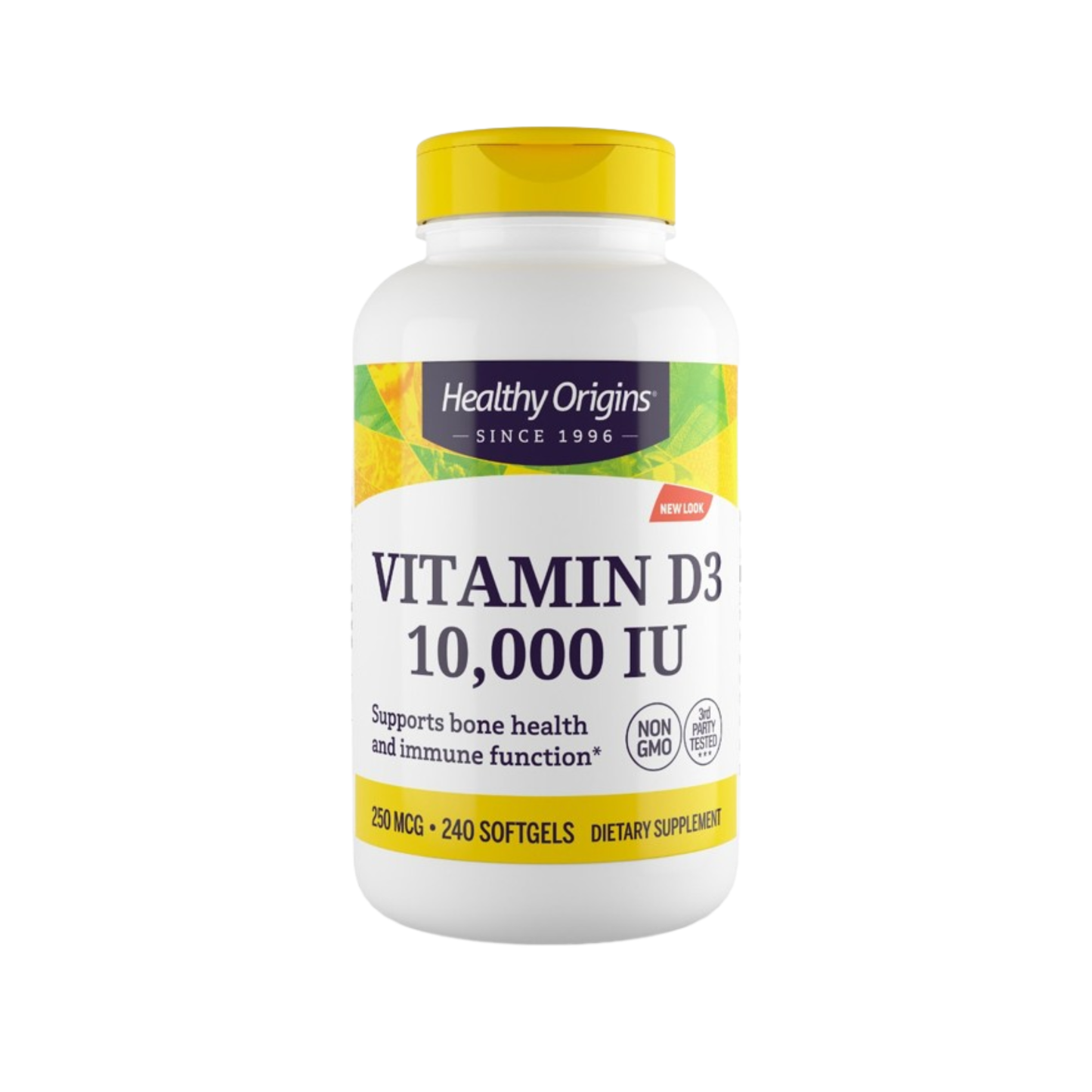 Combo 2x Now Vitamina B12 1000 mcg, 100 Comprimidos Sublinguais + 2x Healthy Origins Vitamina D3 10.000 UI, 240 Softgels