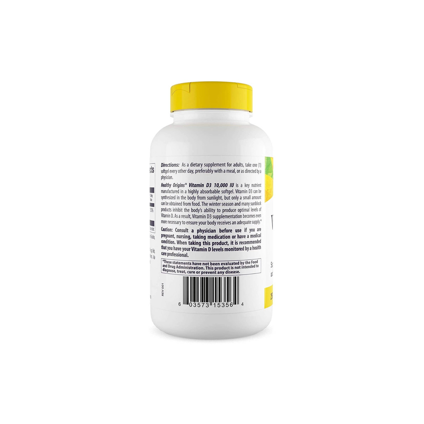 Combo 1 Healthy Origins, D3, 10000IU, 360 Softgels + 1 Now C-1000 Zinc Immune, Vitamina C, 1.000MG e Zinco, 15MG, 90 Cápsulas Vegetais