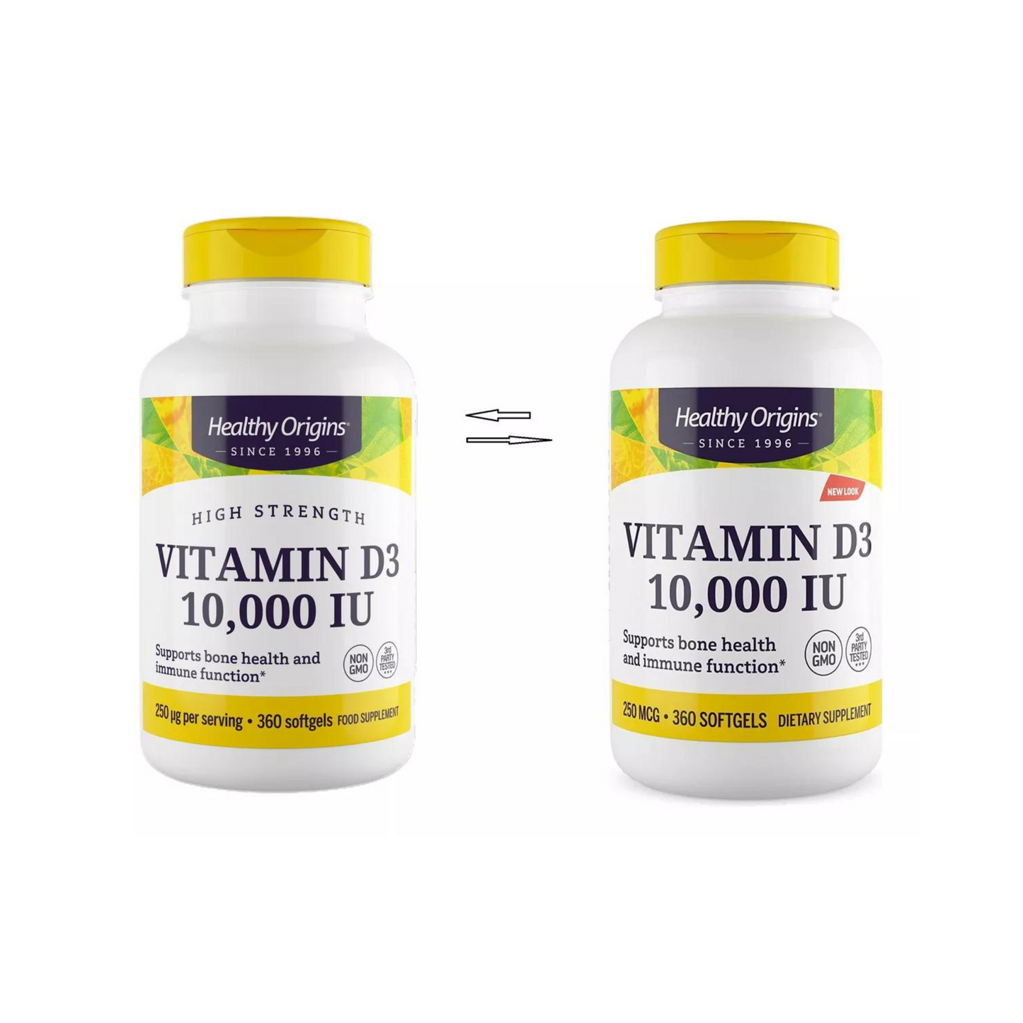 Combo Healthy Origins Vitamina D3 10000 IU, 360 Softgels + Healthy Origins Vitamina K2 MK7 100 mcg, 180 Softgels + Now Foods Vitamina A 10000 IU, 100 Softgels