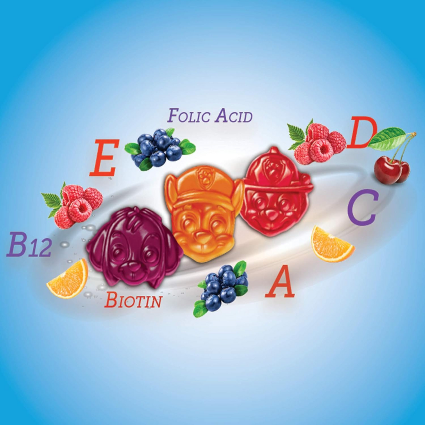 L'il Critters Patrulha Canina, Multivitamínico, Vitamina C e D3, 60 Gomas