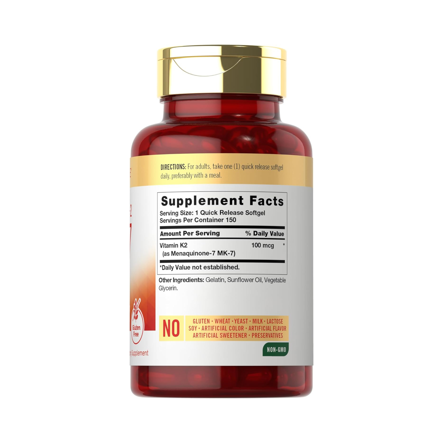 Combo 2 Healthy Origins Vitamina D3 10.000 UI, 360 Softgels + 2 Carlyle Vitamina K2 MK7 100 mcg, 150 Softgels