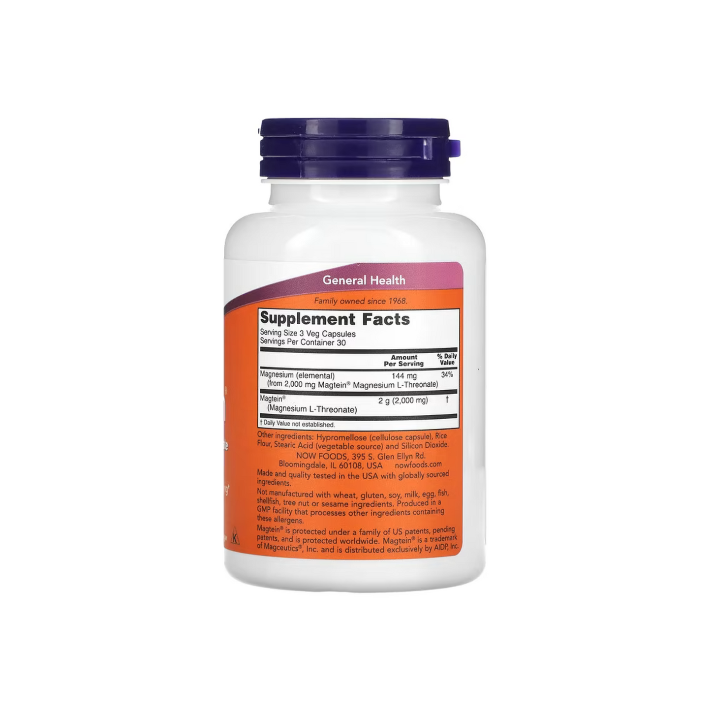 Combo Healthy Origins Vitamina D3 10000 IU, 240 Softgels + Now Foods Ômega 3 1000 mg, DHA 500 mg, EPA 250 mg, 180 Softgels + NOW Foods Magtein Magnésio L-Threonate, 90 Cápsulas Vegetais
