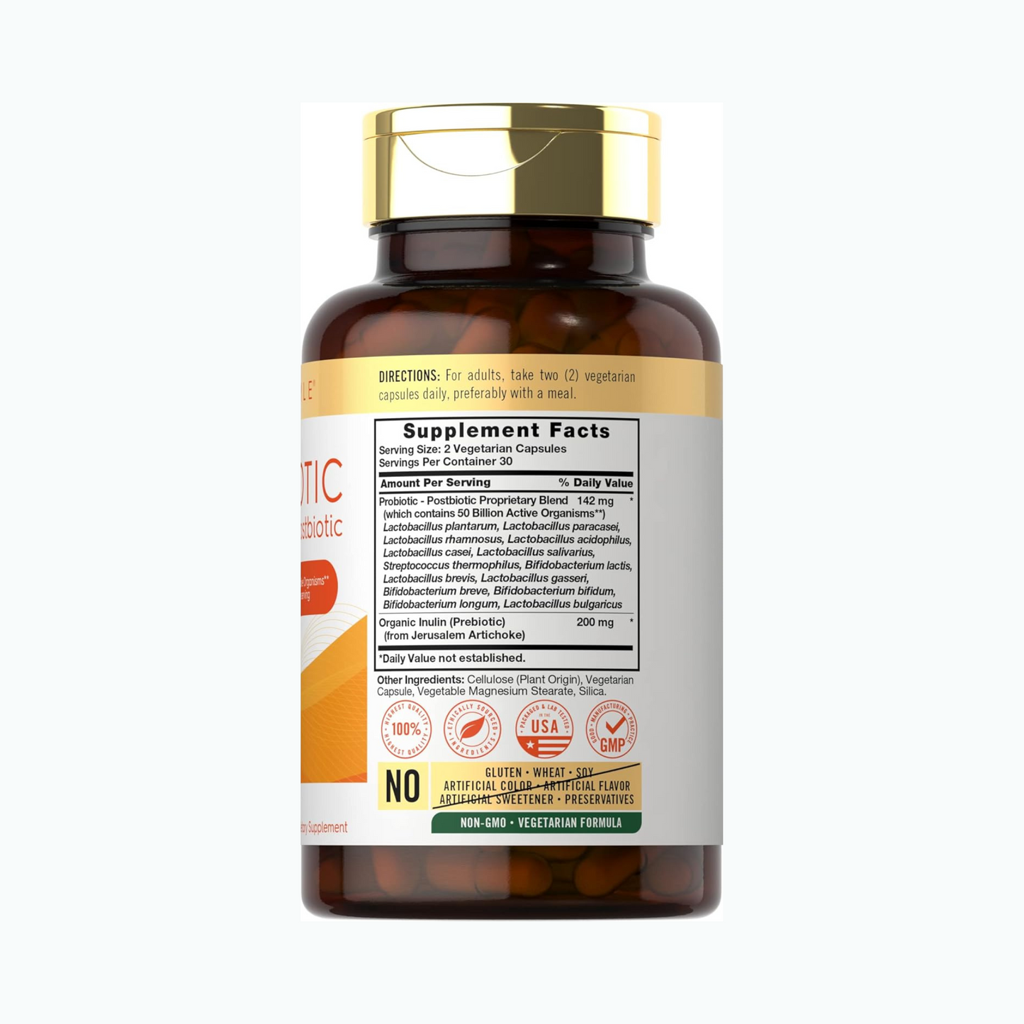 Combo Carlyle Probiótico 50 Bilhões UFC, 60 cápsulas + Óleo de Orégano 4000mg, 150 softgels, + Healthy Origins Vitamina D3 1000 UI, 240 softgels