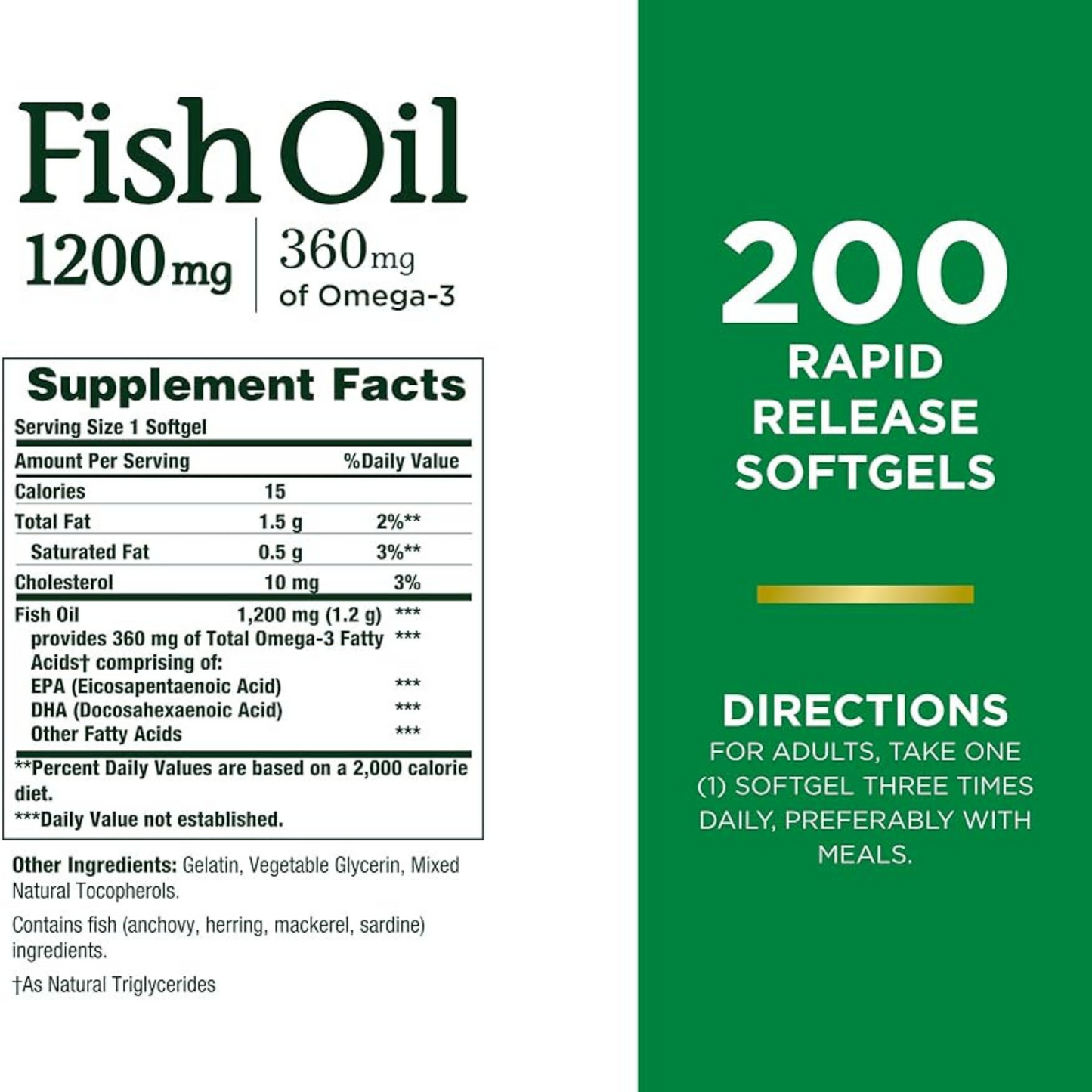 Combo Healthy Origins Vitamina D3 10000 UI 360 Cápsulas + Nature's Bounty Óleo de Peixe 1200 mg com Ômega-3 200 Cápsulas + Now Methyl B12 1000 mcg 100 Comprimidos Sublinguais