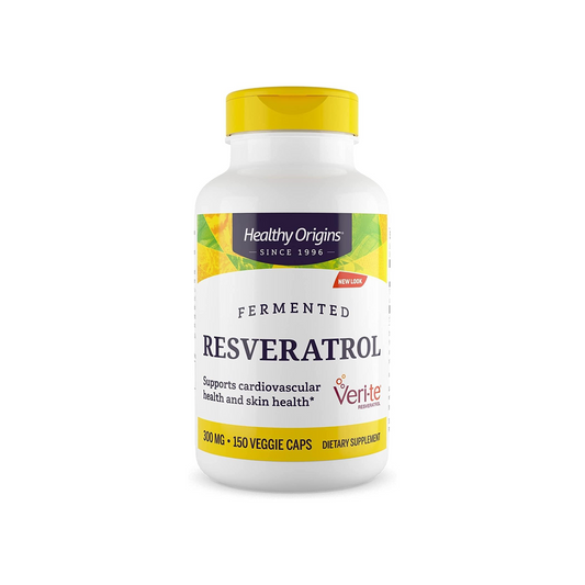 Healthy Origins Resveratrol 300 mg. (Trans-Resveratrol) 150 Vcaps