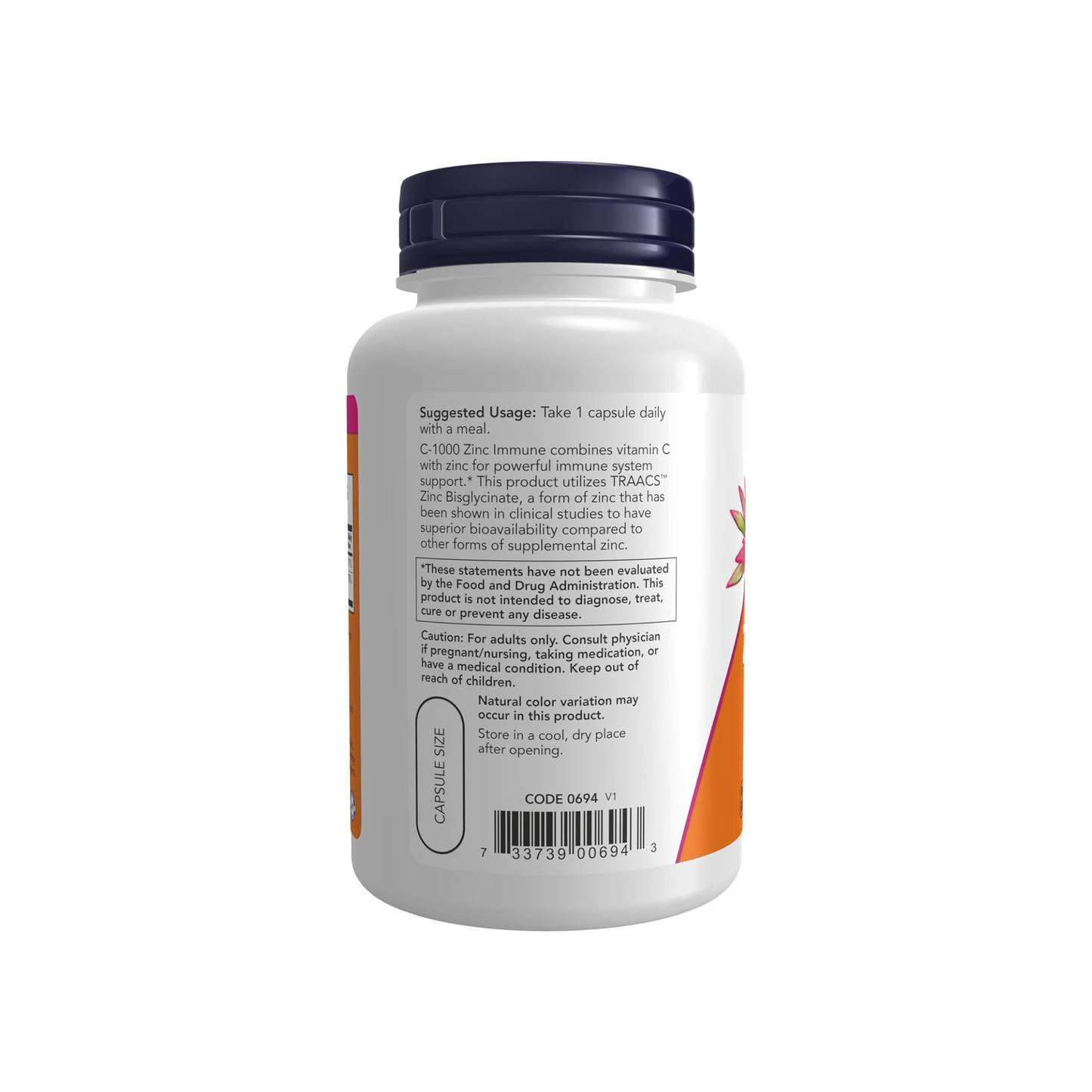 Combo 1 Healthy Origins, D3, 10000IU, 360 Softgels + 1 Now C-1000 Zinc Immune, Vitamina C, 1.000MG e Zinco, 15MG, 90 Cápsulas Vegetais