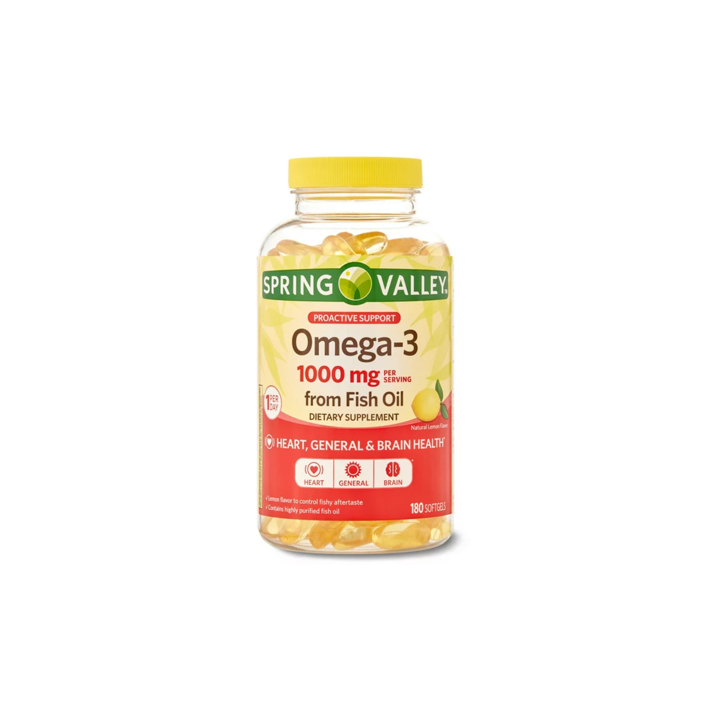 Spring Valley Omega 3 1000 MG 645 EPA 310 DHA 180 Softgels