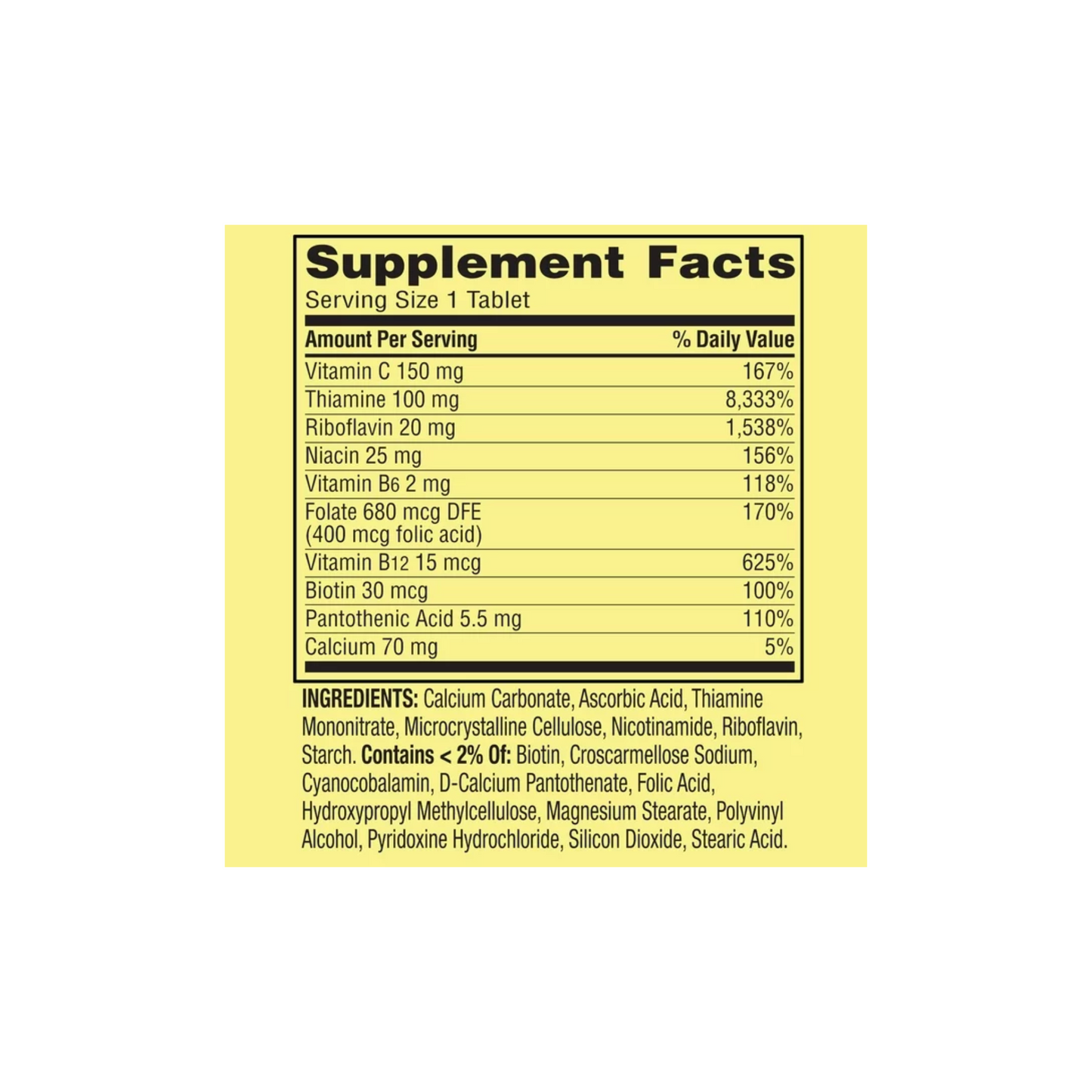 Spring Valley, Super Vitamina B-Complexo, 250 Comprimidos