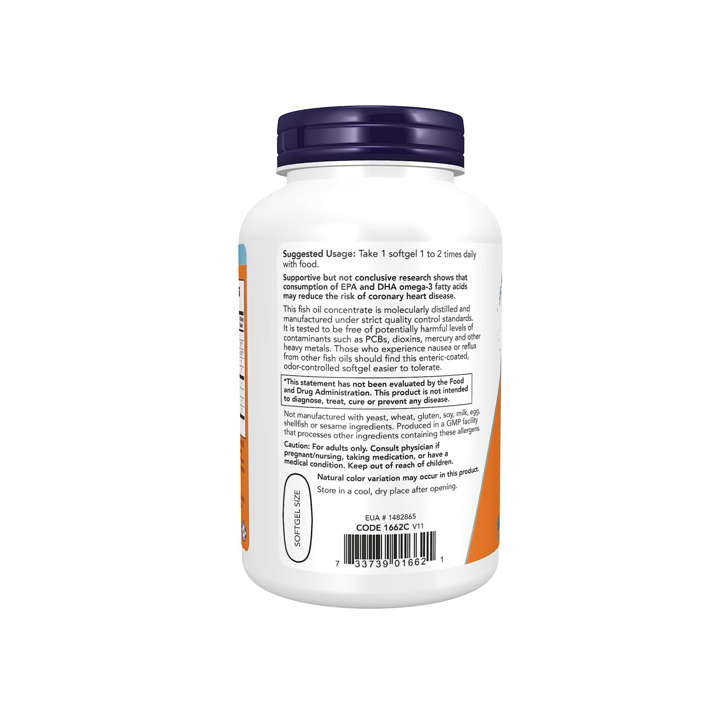 Now Foods Ultra Omega 3 1000 MG EPA 500 DHA 250 180 Softgels