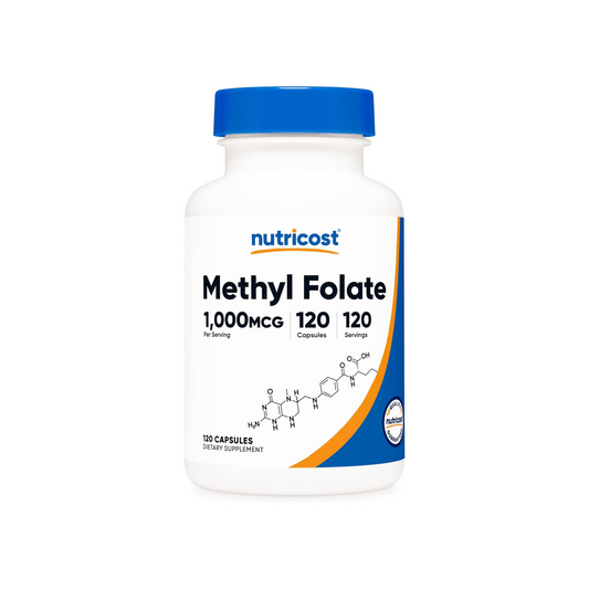 Nutricost, Methyl Folate, 1000 MCG, 120 Capsules