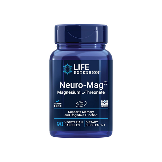 Life Extension, Neuro-Mag, Magnésio L-Treonato, 90 Cápsulas Vegetarianas