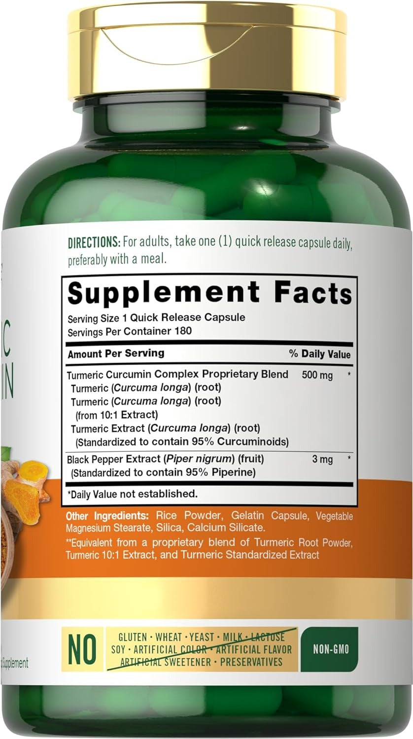 Combo Healthy Origins Vitamina D3 10000 IU, 360 Softgels + Healthy Origins Vitamina K2 MK7 100 mcg, 180 Softgels + Carlyle Curcumina 500 mg, 180 Cápsulas