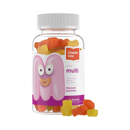 Zahler, Chapter One, Multivitamínico Infantil, Kosher, 13 Vitaminas e Nutrientes, 60 Gummies Saborosas