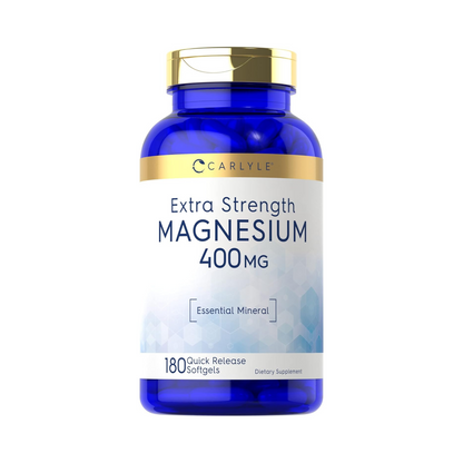 Carlyle Óxido de Magnésio Óxido 400mg, 180 Softgels