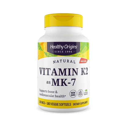 Combo Healthy Origins Vitamina D3 10000 IU 240 Softgels & Healhy Origins  Vitamina K2 MK7 100 mcg 180 Softgels
