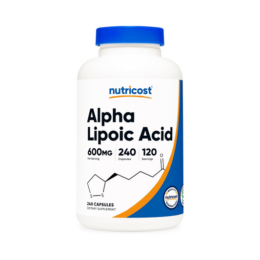 Nutricost Ácido Alfa Lipóico 600 mg 240 Cápsulas Vegetais