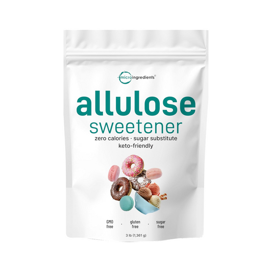 Micro Ingredients Adoçante de Alulose, 1,36 kg, Sem Calorias, Alternativa Natural ao Açúcar