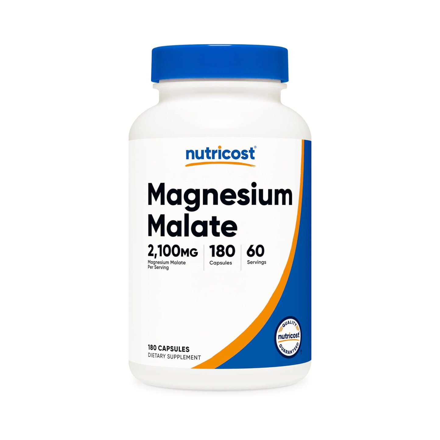 Nutricost Magnesium Malate 2.100 mg, 180 Cápsulas