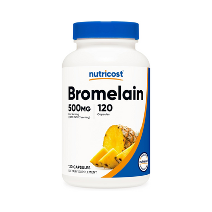 Nutricost Bromelina 500mg, 1200 GDU, 120 Cápsulas Vegetarianas