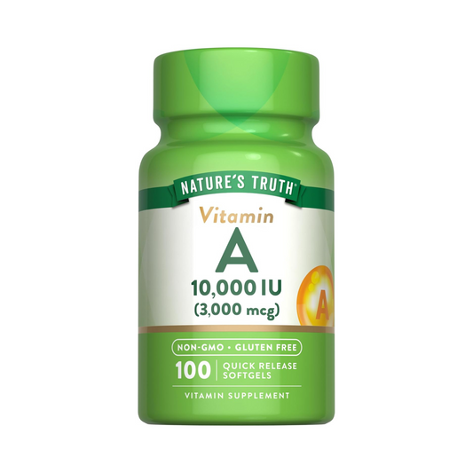 Nature's Truth Vitamina A, 10000 UI, 100 Softgels
