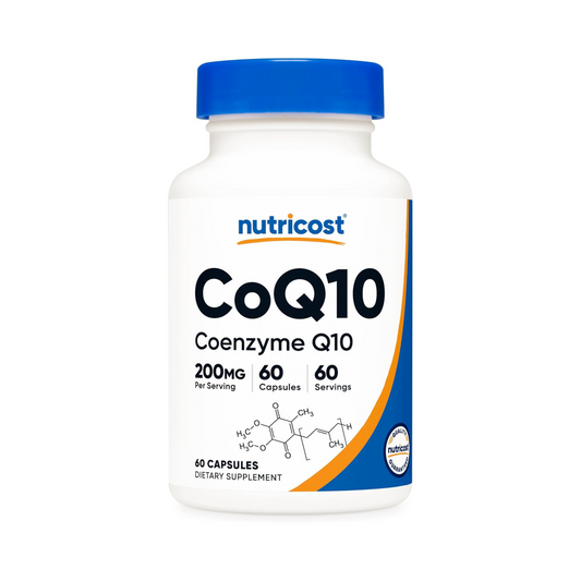 Nutricost CoQ10 200 mg 60 Cápsulas Vegetarianas