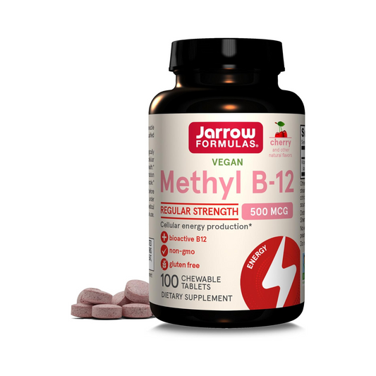 Jarrow Formulas B12 1000 mcg 100 Comprimidos Mastigáveis