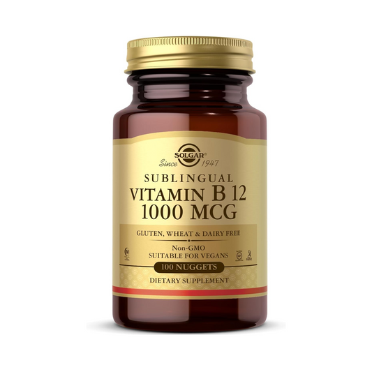 Solgar, Vitamina B12 1000 mcg, 100 Cápsulas Vegetais