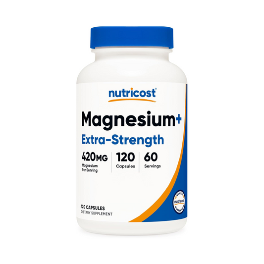 Nutricost Magnesium+ Extra Strength 420 mg 120 Cápsulas