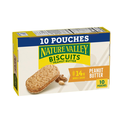 Nature Valley Biscoitos de Aveia com Recheio de Pasta de Amendoim 10 Unidades