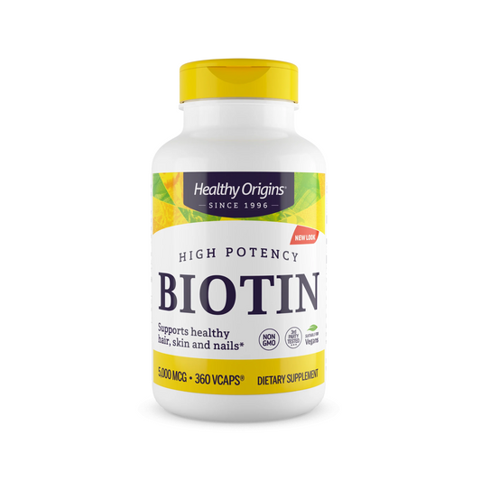 Healthy Origins, Biotin, 5,000 mcg, 360 Vcaps
