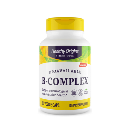 Healthy Origins Complexo B, 60 Cápsulas Vegetais