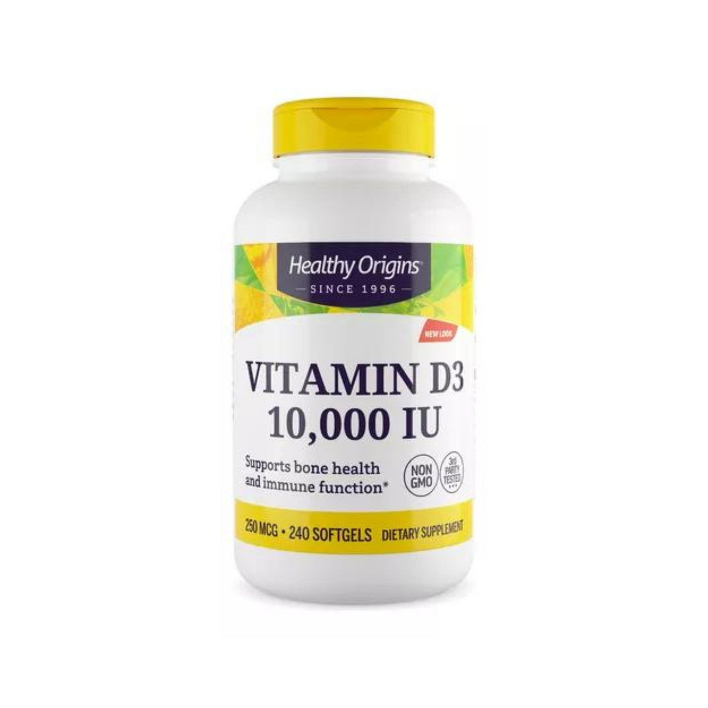 Combo Healthy Origins Vitamina D3 10000 IU 240 Softgels & Healhy Origins  Vitamina K2 MK7 100 mcg 180 Softgels