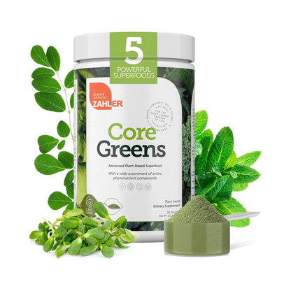 Zahler, Core Greens, Superalimento com Spirulina, Clorofila e Mais, Kosher