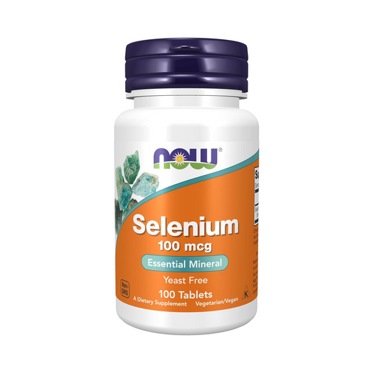 Now Selênio (L-Selenometionina) 100 mcg, Mineral Essencial, 100 Comprimidos