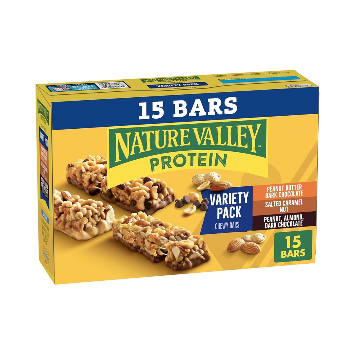 Nature Valley Barras de Proteína com Chocolate Amargo e Caramelo 5 Unidades