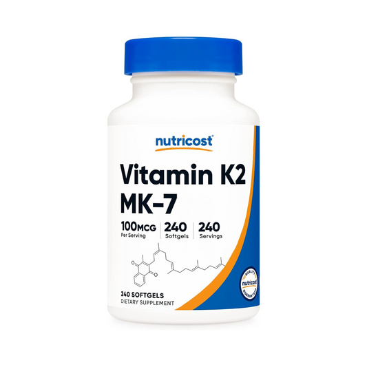 Nutricost Vitamina K2 MK-7 100 mcg, 240 Softgels