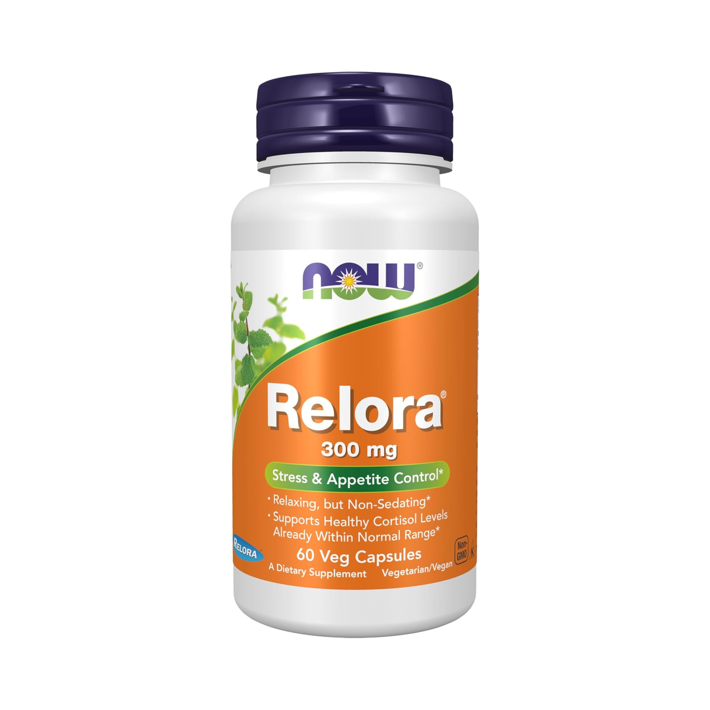 NOW Foods Relora 300mg, Extratos de Magnolia officinalis e Phellodendron amurense, 60 Cápsulas Vegetais