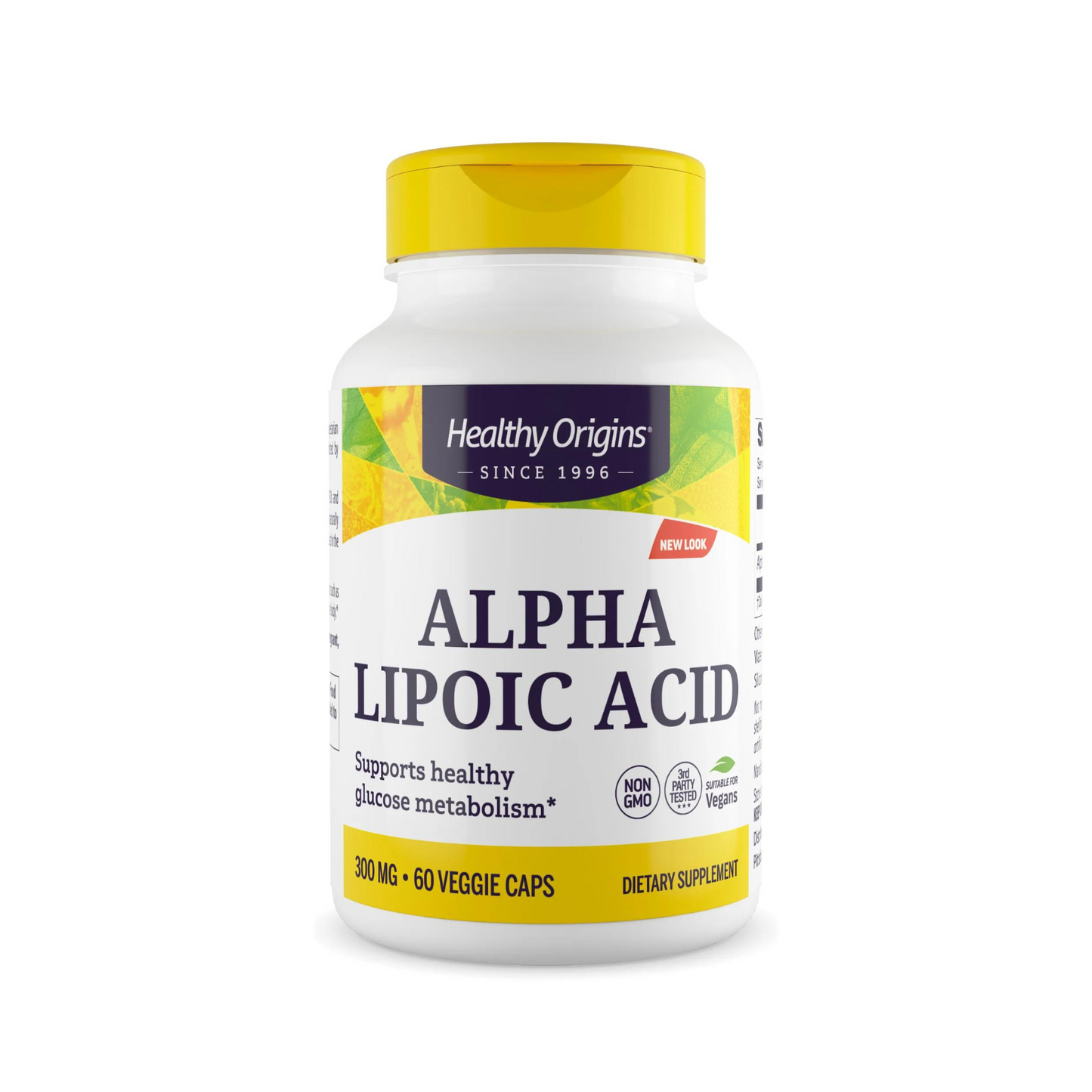 Healthy Origins Ácido Alfa Lipóico, 300 mg, 60 Cápsulas