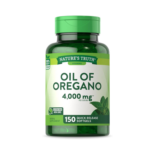 Nature's Truth Óleo de Orégano, 4000 mg por Porção (2 Cápsulas), 150 Cápsulas Softgel
