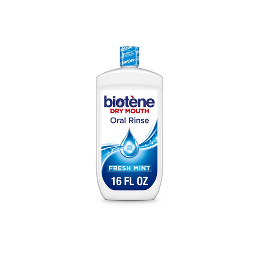 Biotène Enxaguante Bucal para Boca Seca, Hortelã Refrescante, 473 ml (16 fl oz)